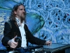 J-Walt Draws Blue Swirls