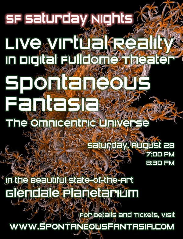 August 28, Spontaneous Fantasia at the Glendale Planetarium