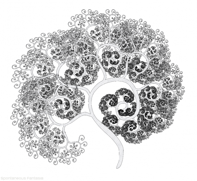 More Branching Fractal Sketches